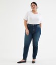Thumbnail Jenny jeans straight slim fit | Sininen | Naiset | Kappahl