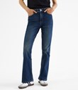 Thumbnail Flare jeans regular waist | Sininen | Naiset | Kappahl