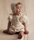Thumbnail Babyklänning med brodyr och puffshorts | Vit | Barn | Kappahl