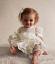 Thumbnail Meshklänning med brodyr baby | Vit | Barn | Kappahl