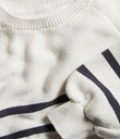 Thumbnail Randig stickad tröja Newbie Woman | Vit | Barn | Kappahl